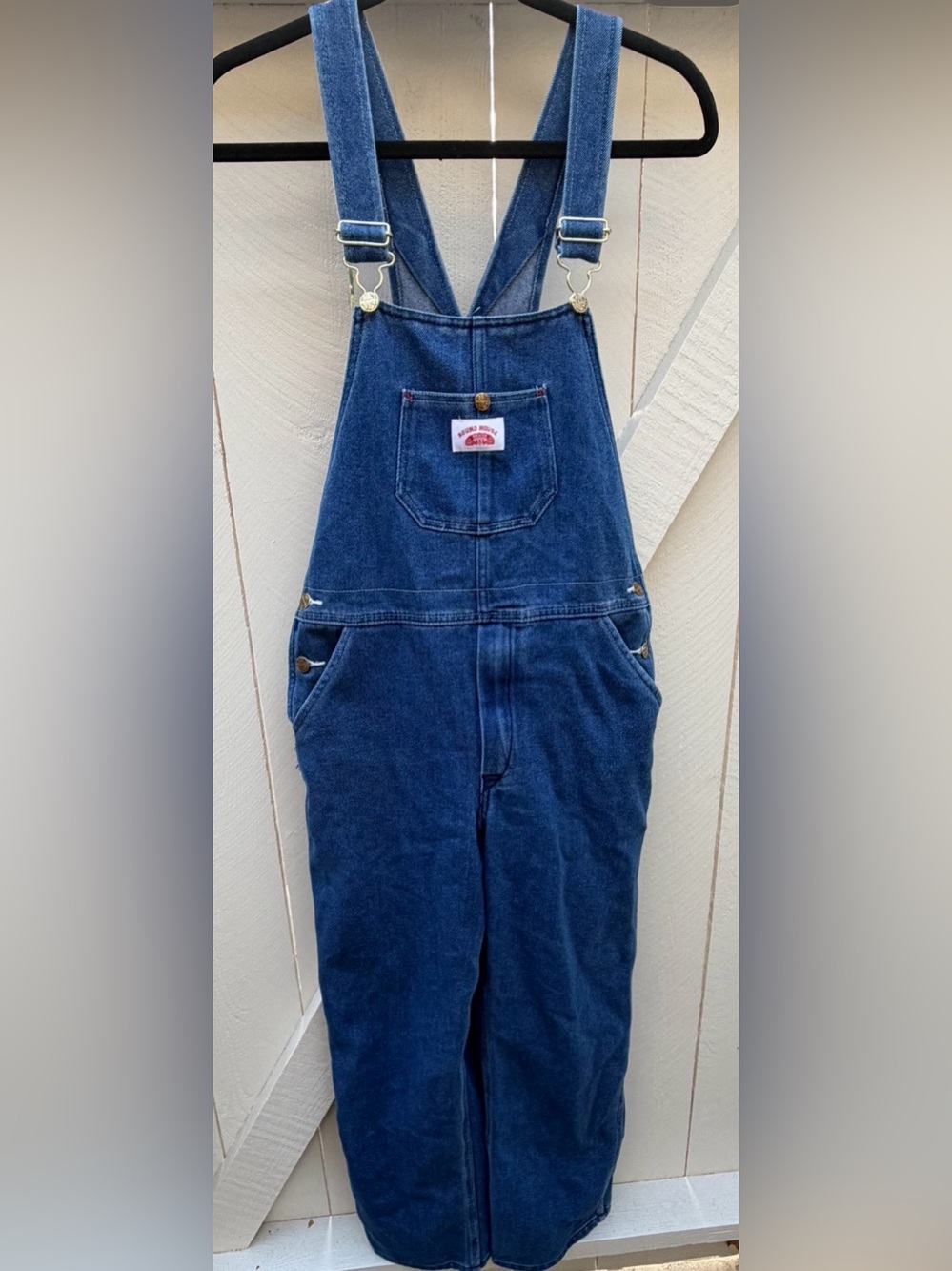 Round House kids Dark Blue Denim Overalls size 16